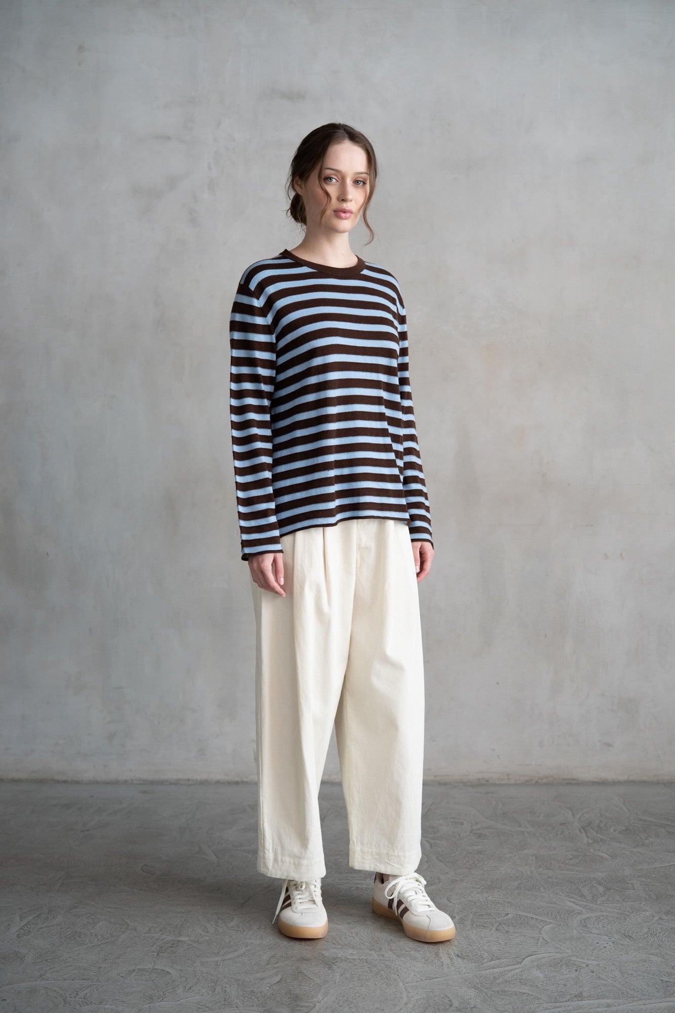 Striped Crew Neck Sweater