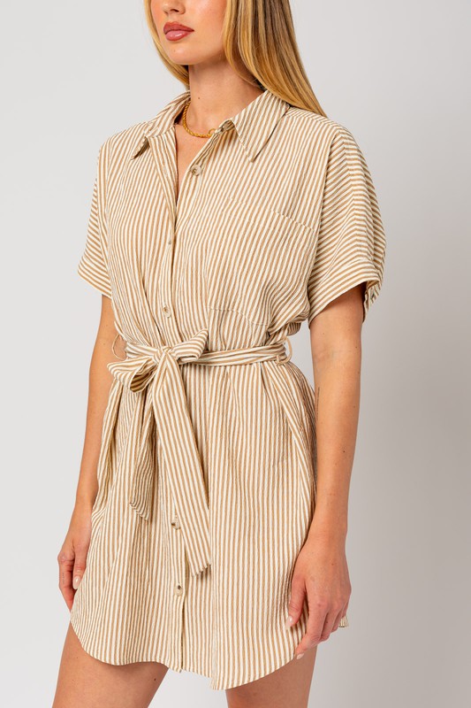 Golden Hour Shirt Dress