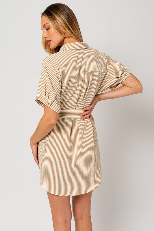 Golden Hour Shirt Dress