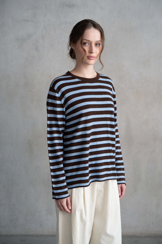 Striped Crew Neck Sweater